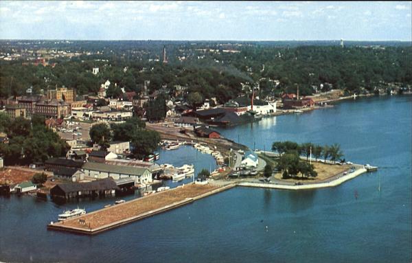 Aerial View Of Brockville ON Canada Ontario