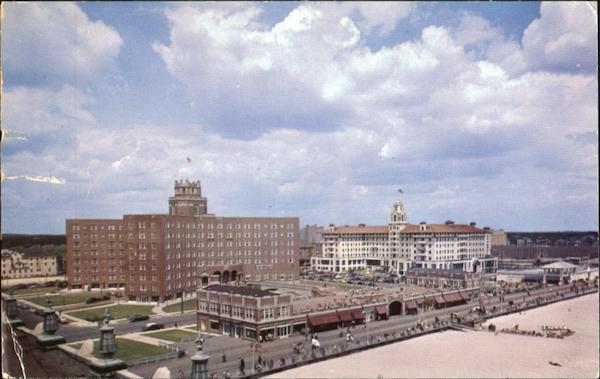 Air View Of The North End Of The Famous Boardwalk Asbury Park New Jersey