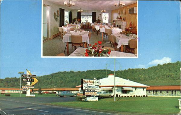 The Ponda Rosa Motel, Rt. 15 South. Mansfield Pennsylvania