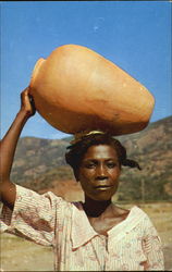 Pottery Vendor, Cap-Haitien Postcard