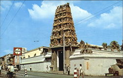 An Indian Temple Singapore Southeast Asia Postcard Postcard