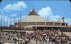 The Exterior Of The New Shrine Of Guadalupe Postcard