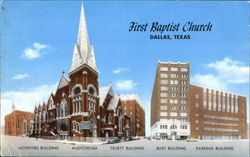 First Baptist Church Postcard