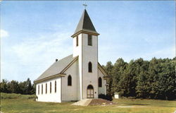 Catholic Church, Sugar Camp Lake Postcard