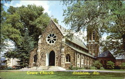 Grace Episcopal Church Anniston, AL Postcard Postcard