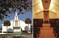 Beach United Methodist Church, Corner of Bay Road and Oak Street Fort Myers Beach, FL Postcard Postcard