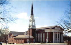 The First Baptist Church, West Third Avenue Lexington, NC Postcard Postcard