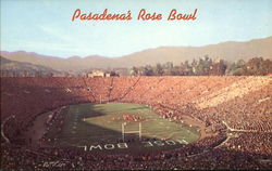 Annual Rose Bowl Football Game Postcard