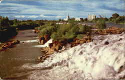 Mormon Temple And Hospital Idaho Falls, ID Postcard Postcard