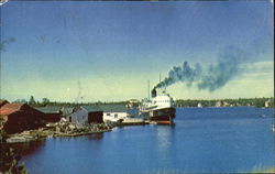 S.S. Norisle, Tobermory to South Bay Mouth Postcard