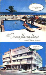 The Ocean Haven Hotel, 155 Ocean Drive Postcard