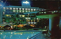 Olympic Size Pool, El San Juan Hotel Puerto Rico Postcard Postcard