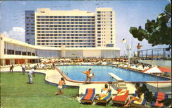 Deauville, 550 Ft On The Ocean At 67th Street Postcard