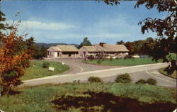 Bluffs Coffee Shop In Doughton Park, Blue Ridge Parkway Postcard