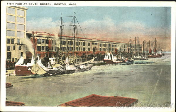 Fish Pier At South Boston Massachusetts