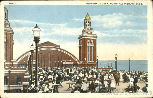 Promenade Deck, Municipal Pier Chicago Illinois