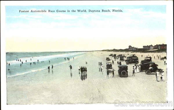 Fastest Automobile Race Course In The World Daytona Beach Florida