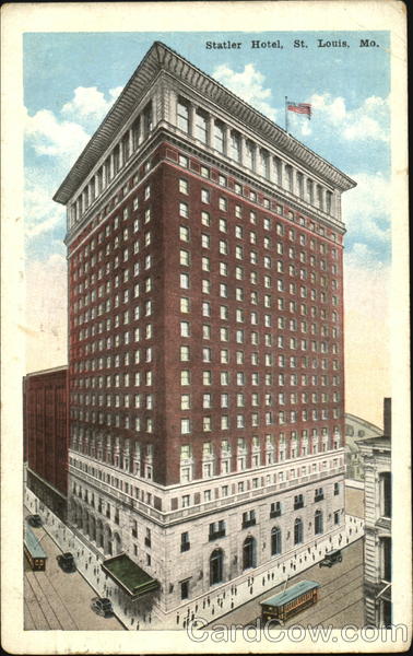 Hotel Statler, 9th & Washington Ave St. Louis Missouri