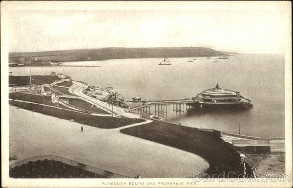 Plymouth Sound And Promenade Pier England Devon