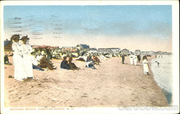 Bathing Beach Hampton Beach New Hampshire