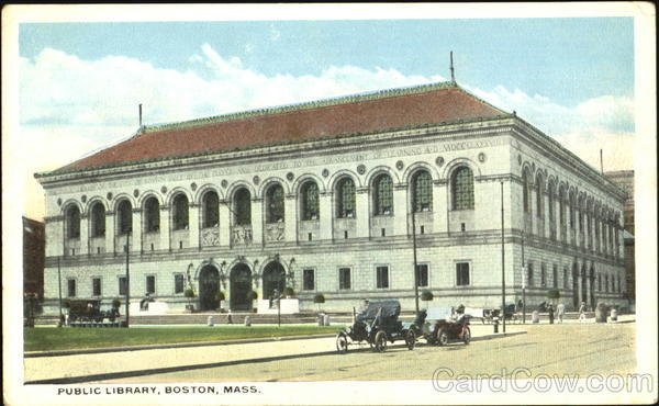 Public Library Boston Massachusetts