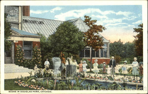 Scene In Douglas Park Chicago Illinois