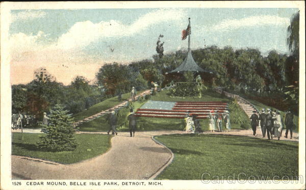 Cedar Mound, Belle Isle Park Detroit Michigan