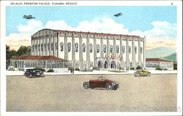 Jai-Alai. Fronton Palace Tijuana Mexico