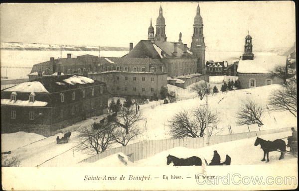 Sainte-Arme De Beaupre In Winter Ste. Anne de Beaupre PQ Canada