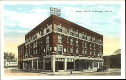 Drake Hotel Carthage, MO Postcard Postcard
