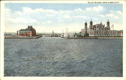 Ellis Island Postcard