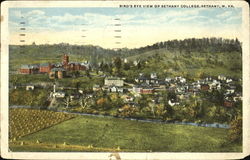 Bird's Eye View Of Bethany College West Virginia Postcard Postcard