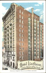 Hotel Latham, 28th Street, 5th Ave New York, NY Postcard Postcard