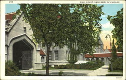 Hull Court, University of Chicago Illinois Postcard Postcard