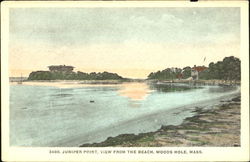 Juniper Point View From The Beach Postcard