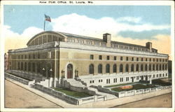 New Post Office, 18th and Clark Ave Postcard