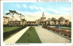 Hotel Rolyat Pasadena On The Gulf Postcard