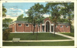 Club House, Lincoln Park Postcard