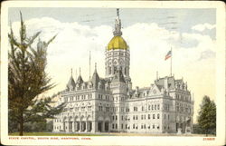 State Capitol, South Side Hartford, CT Postcard Postcard