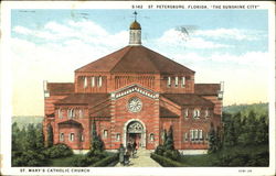 St. Mary's Catholic Church Postcard