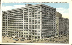 Marshall Field & Co's Retail Store Chicago, IL Postcard Postcard