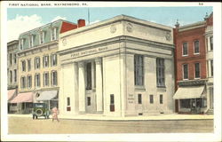 First National Bank Postcard