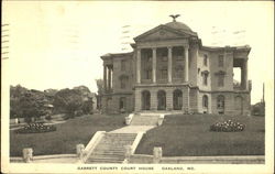 Garrett County Court House Postcard