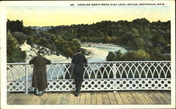 Looking North From High Level Bridge Ashtabula, OH Postcard Postcard
