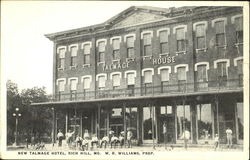 New Talmage Hotel Rich Hill, MO Postcard 