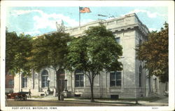 Post Office Waterloo, IA Postcard Postcard