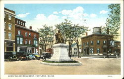 Longfellow Monument Postcard