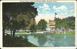 Casino From Lake At Palmer Park Postcard