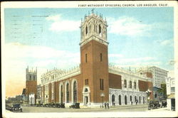 First Methodist Episcopal Church Los Angeles, CA Postcard Postcard