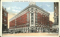 6 Lafayette Hotel Postcard